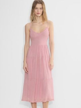 EUC ARITZIA x WILFRED - Dusty Pink Tuberose Midi Dress, Small